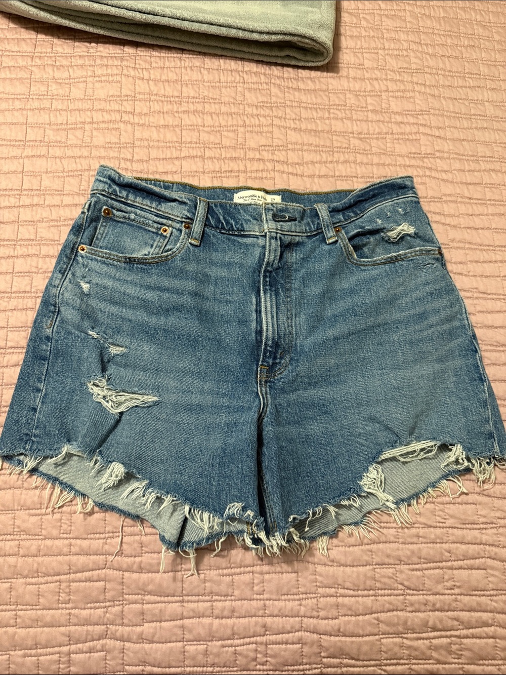 Abercrombie & Fitch The 4” Mom Short High Rise Size 29